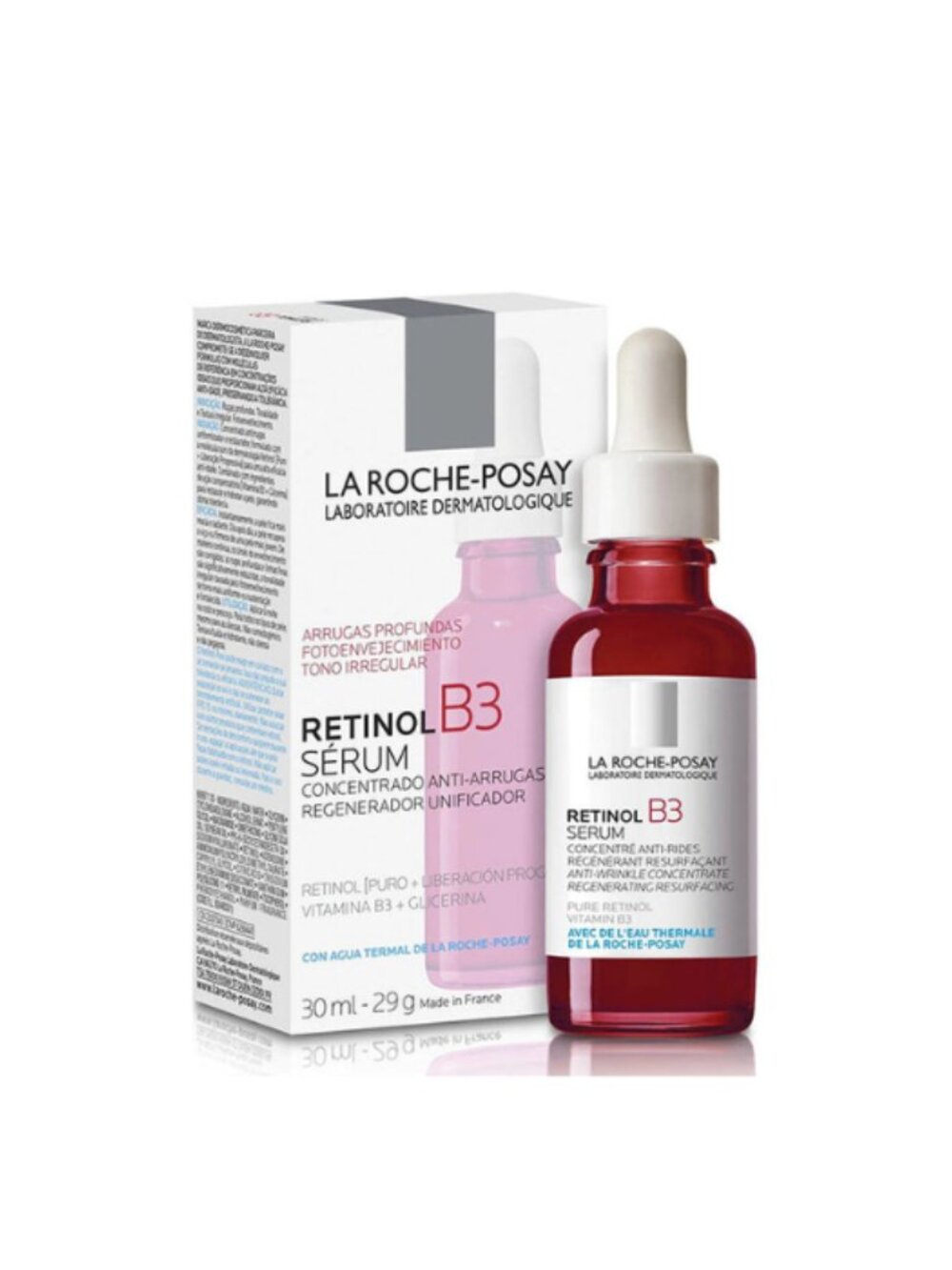 La Roche Posay Retinol B3 Serum 30mL Pure Retinol Vitamin B3 Anti Wrinkle NEW EX